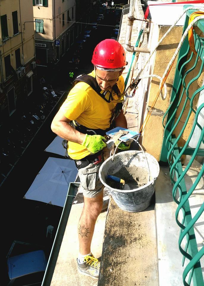 Lavori Edili con Tecnica Alpinistica a Genova